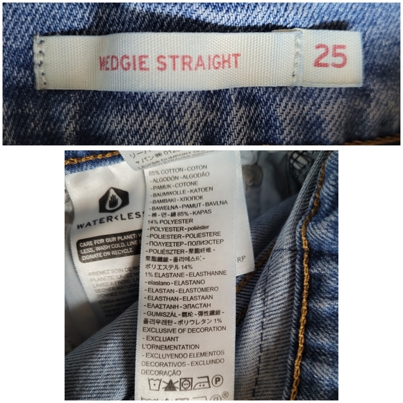 Levi's Wedgie Straight 505 Jeans - Picture 4 of 4